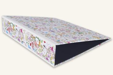 Preview: Noble folder with gilded paper and white linen edges